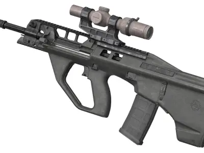 EF88 AUSTEYR RIFLE Low-poly 3D model