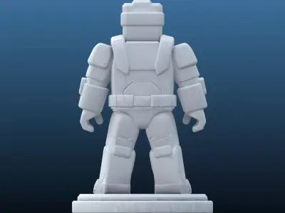 Block-Man Heavy Soldier PM-174 3D print model