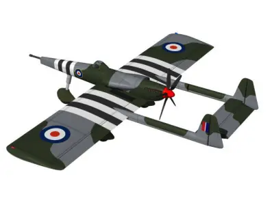 Martin-Baker Tank buster 3D model