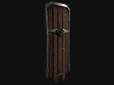 Medieval Shield 3D model 3