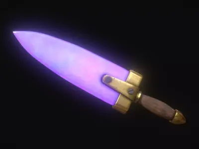 Magic Ceramic Blade Free low-poly 3D model