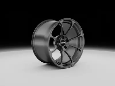 Rays Volk NE24 High Poly Forged Car Wheel 3D model