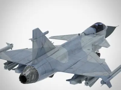 Gripen 3D model