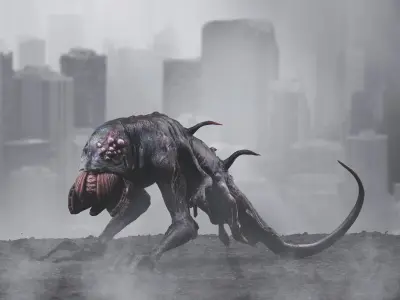 Gwoemul Low-poly 3D model