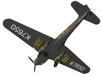 Fairey Battle 3D model
