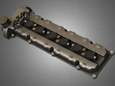 Engine Valve Cover 3D model