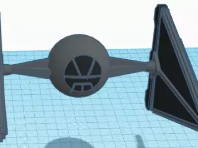 N-1 and BTL Y-Wing and TIEdg Sith trooper Fighter T-70 X-wing 3D print model