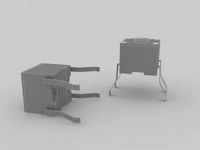 Tactile Push Button 3D model