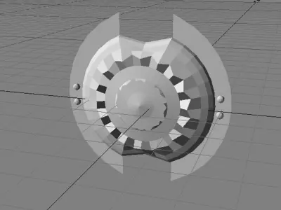 Personal Armor Shield - Spartan Shield 3D model