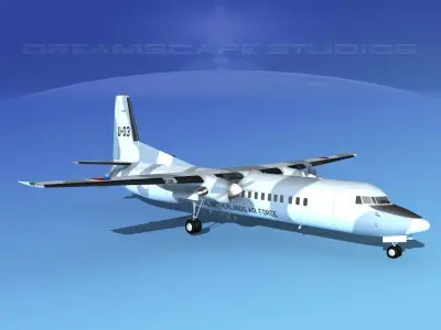 Fokker F-60 Royal Netherlands Air Force 2 3D model