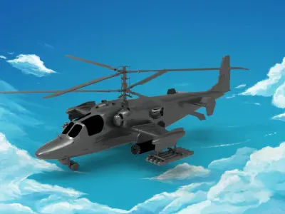 Kamov Ka-52 3D model