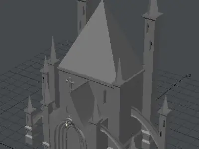 Gothic Church 3D model