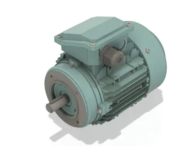 3 Phase AC induction motors - Frame size 80 3D model