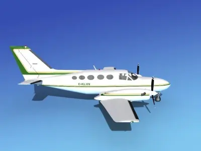 Cessna 425 Conquest I V13 3D model