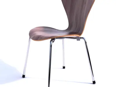 Fritz Hansen Series 7 chair Free 3D model