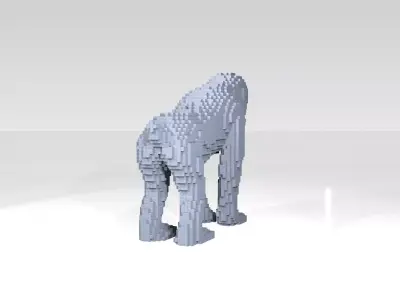 Monkey Voxel 3D model