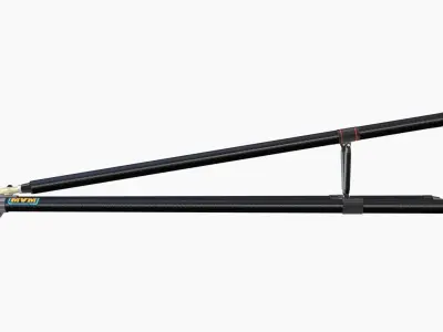 MVM 4 Bar Single Set Wheelie Bar Low-poly 3D model