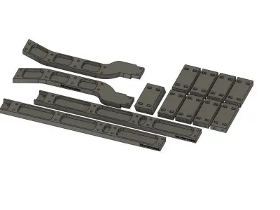 RAHMEN TAMIYA TRUCK FRAME RC LKW 3D print model