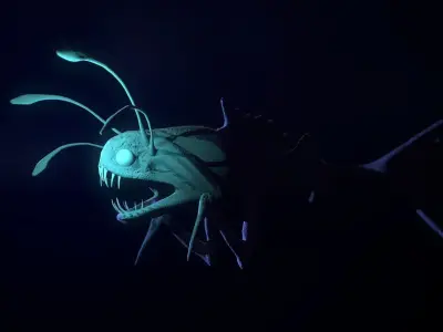 Sea Creature - Alien Game Model Low-poly 3D model