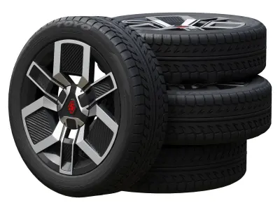 Renault wheels 3D model