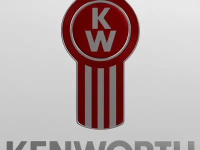 kenworth logo 3D model