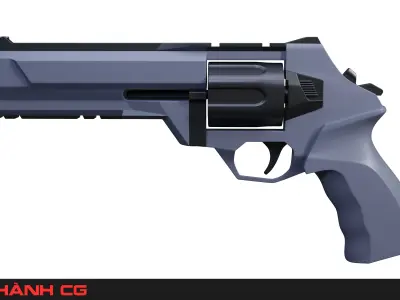 3D model python gun - skin gun in Valorant Low-poly 3D model