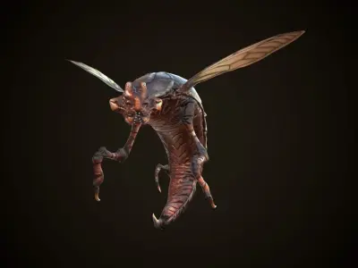 Creature Insect Low-poly 3D model