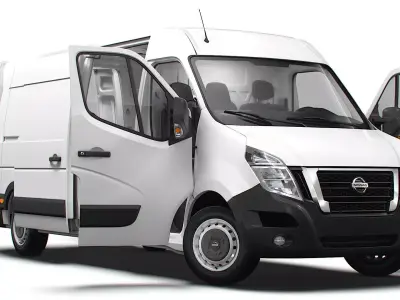 Nissan NV400 Van L3H2 HQ Interior 2021 3D model