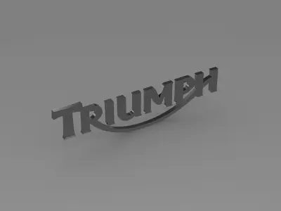 Triumph 3d Logo 3D model