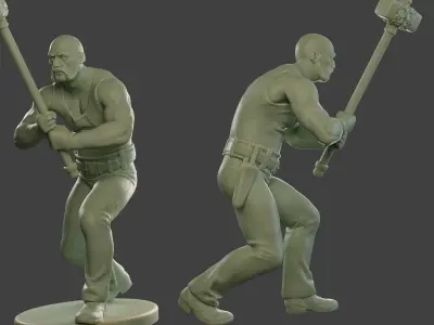Bill HammerMan BH1 0008 3D print model