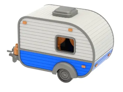Printable Camper 3D print model