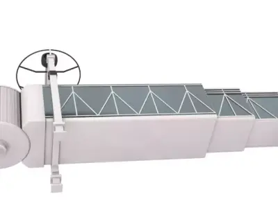 Airport Passenger Boarding Jetway Bridge 3D model