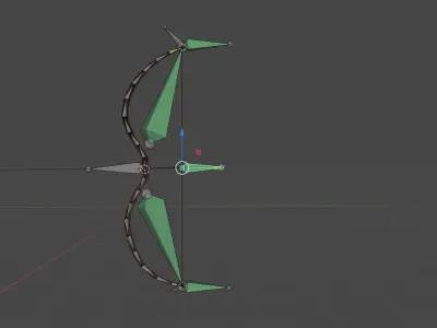 Bow And Arrow Game Ready Free low-poly 3D model