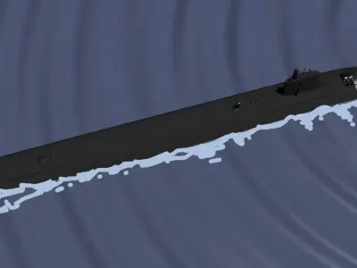 Virginia Class  sub model 3D model