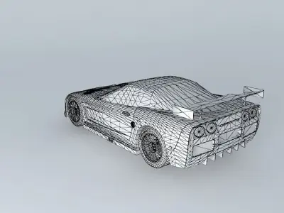 Chevrolet Corvette C5R 2002 Free 3D model