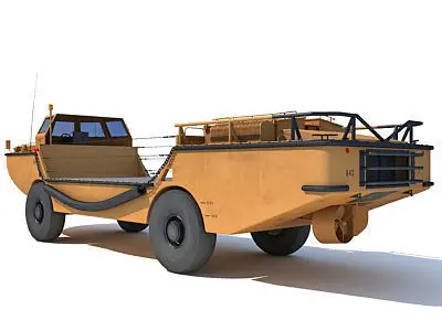 LARC-V Amphibious Vehicle 3D model