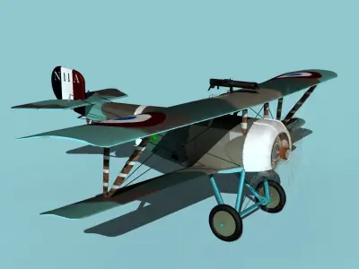 Nieuport 11 VHP V04 3D model
