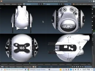 Oblivion Battle Drone 3D model