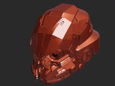 Hellghast 2 Helmet 3D print model