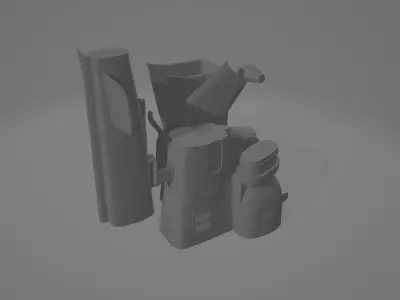 Helicopter ah1w 3D print model