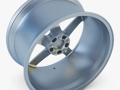 Vossen VPS-303 19 wheel silver 3D model