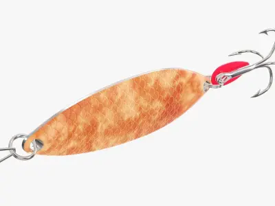 Spinner fishing 3D model