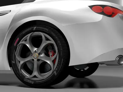 Alfa Romeo 169 3D model