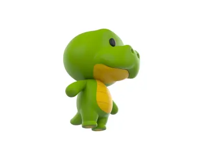 Character013 Crocodile 3D model