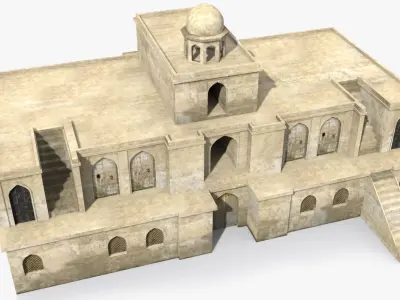 Arab x21 Low-poly 3D model