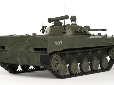 BMD-3 Bakhcha 1990 3D model