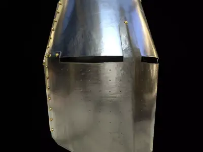 Great Helm Low-poly 3D model