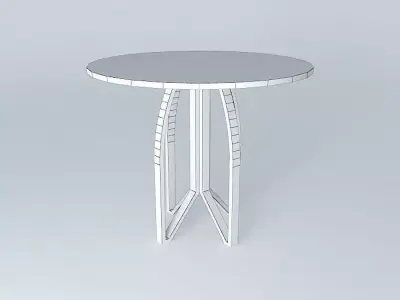 Small dinner table Free 3D model