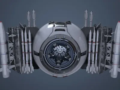 Military Drone Mk1 Used Look 3D model