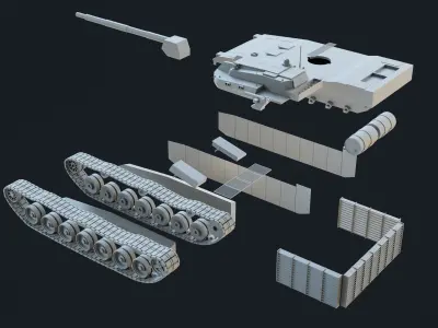 Tank ZTZ 20 Ready for 3D printing 3D print model